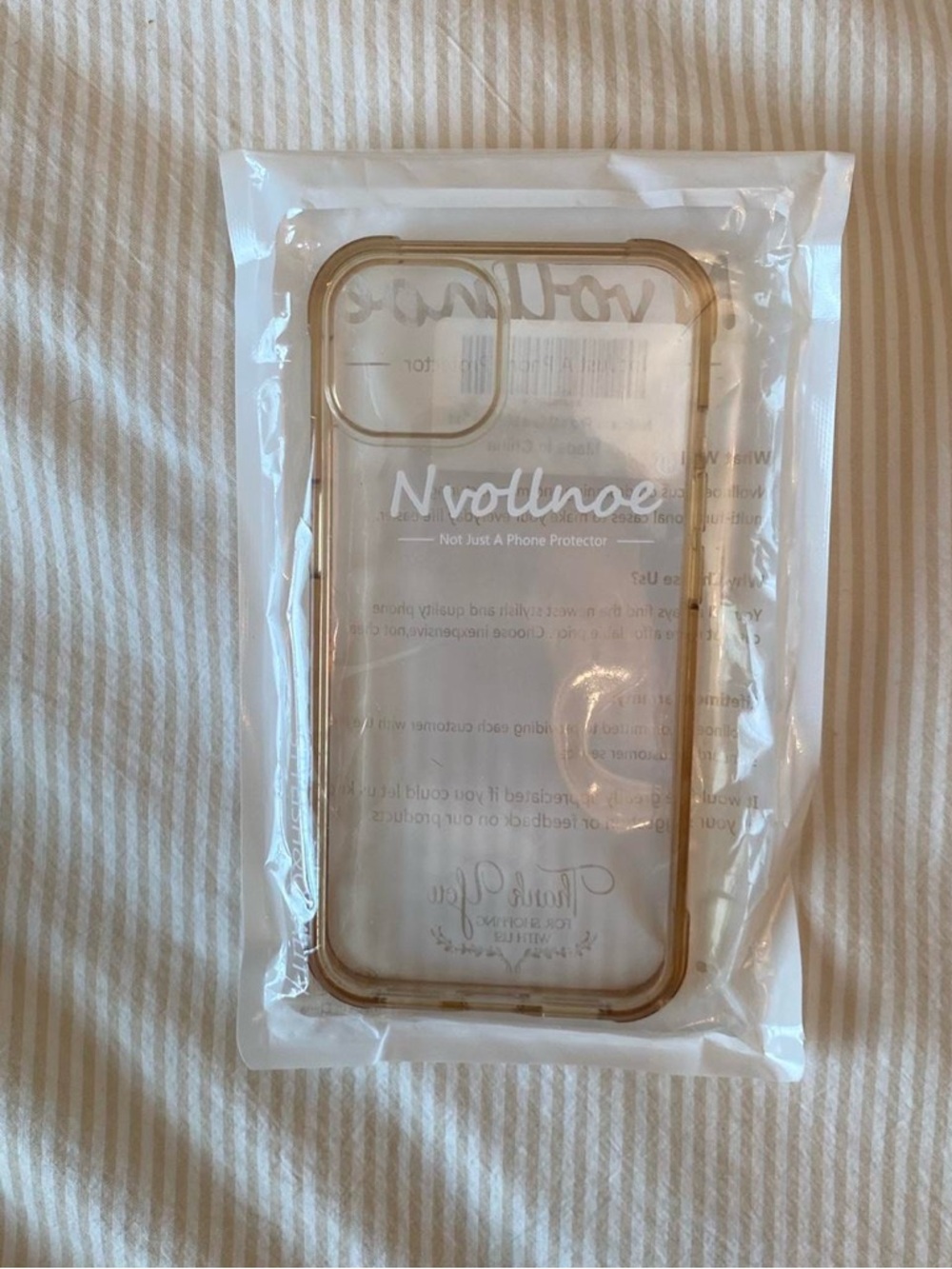iPhone 13 Clear Rose Gold Phone Case - Protective Slim Fit